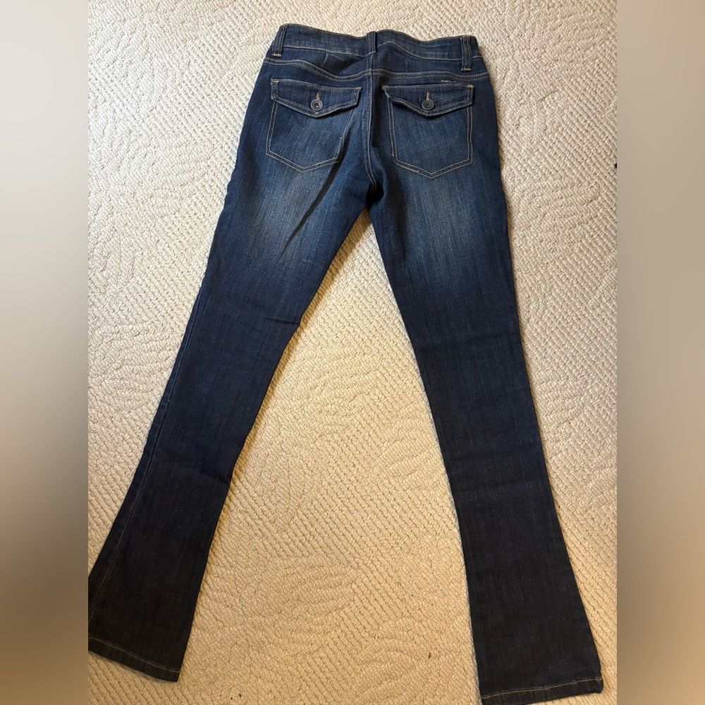 DKNY Dark Blue Straight Leg Jeans